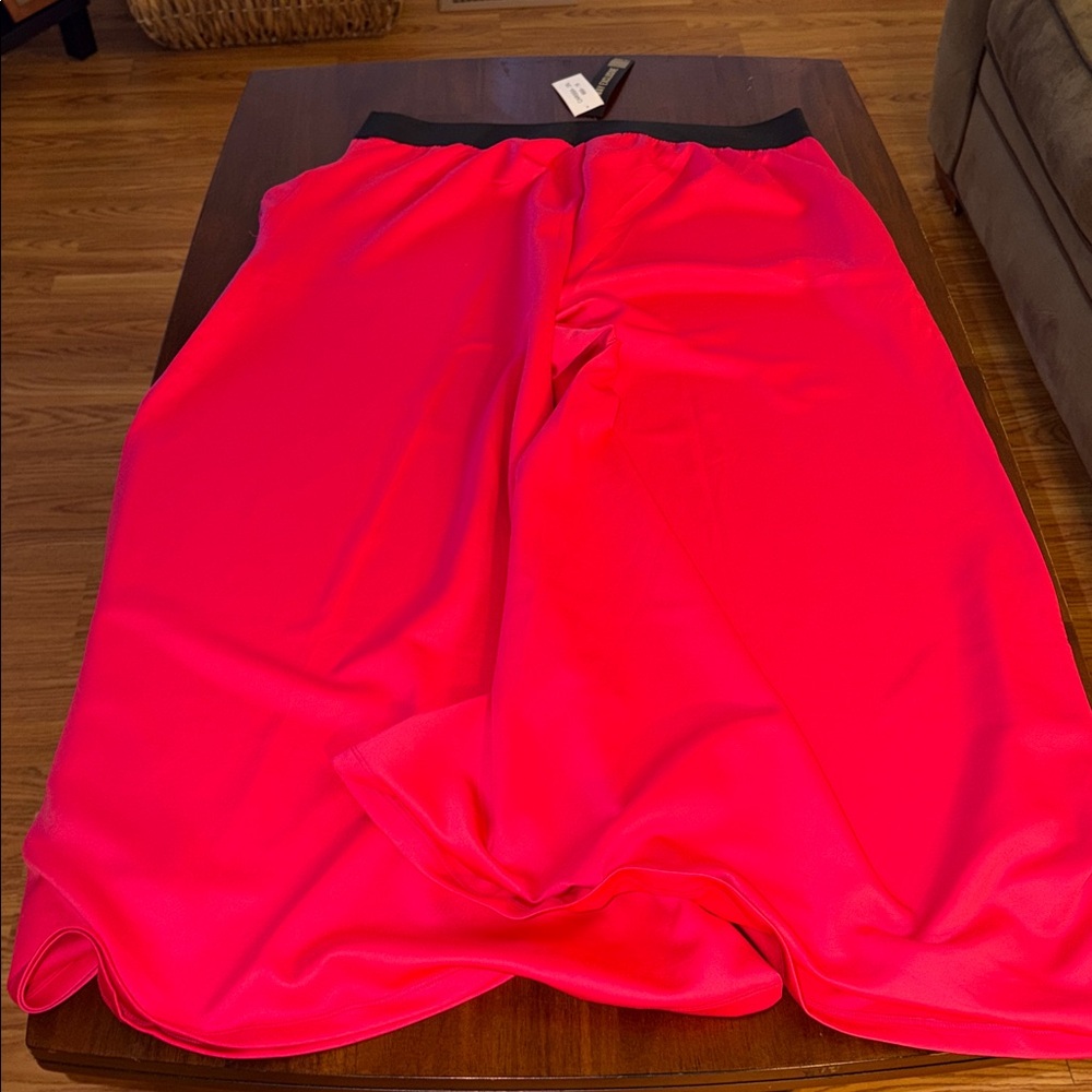 LulaRoe ladies NWT Carissa Wide Leg Trouser. Size 3XL. Pink with black waistband - Picture 5 of 9